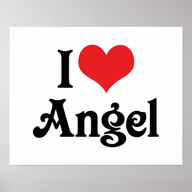 Poster Eu Amo Anjo (Frente)