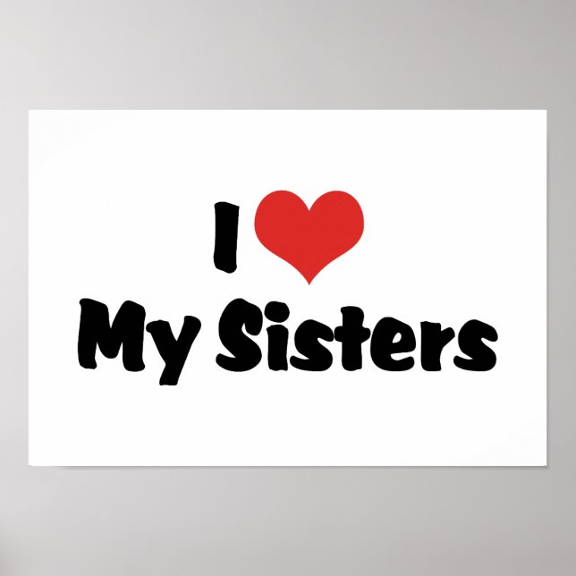 Poster Eu Amo As Minhas Irmãs (Frente)