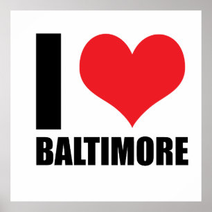Poster Eu amo Baltimore