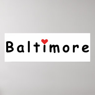 Poster Eu amo Baltimore
