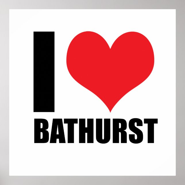 Poster Eu amo Bathurst (Frente)