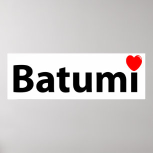 Poster Eu amo Batumi