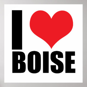Poster Eu amo Boise