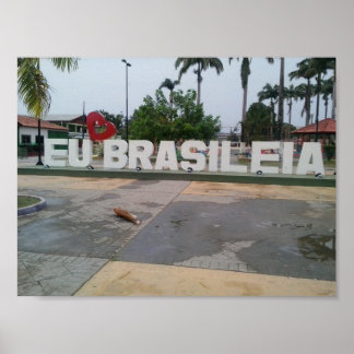 Pôster Eu amo Brasileia