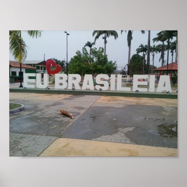 Pôster Eu amo Brasileia (Frente)