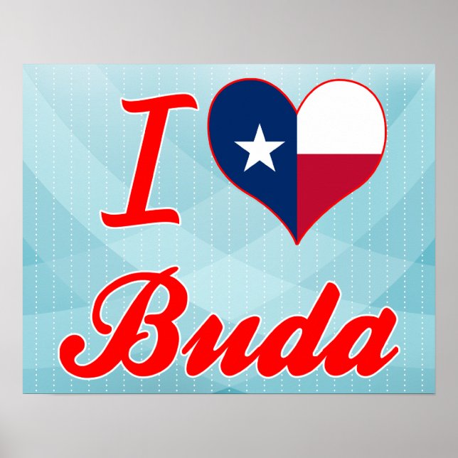 Poster Eu Amo Buda, Texas (Frente)