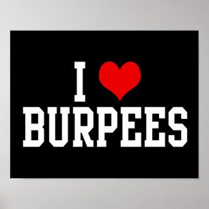 Poster Eu Amo Burpees, Malhação