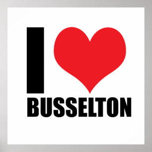 Poster Eu amo Busselton