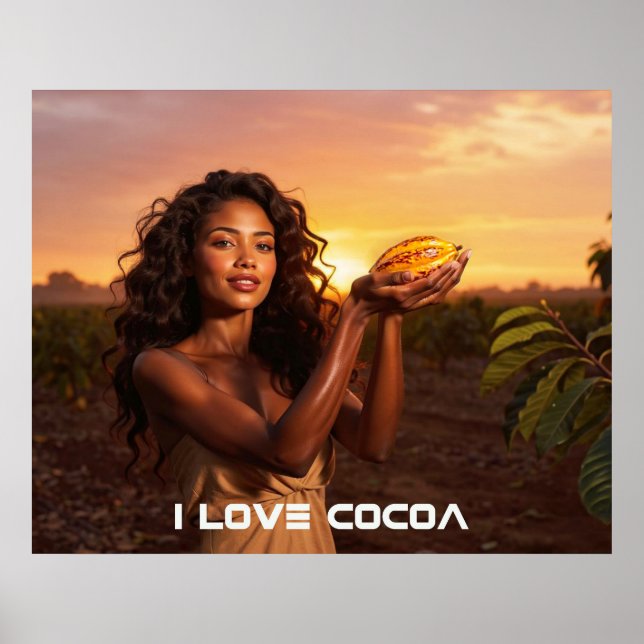 POSTER EU AMO CACAU (Frente)