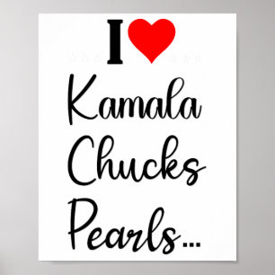 Poster Eu Amo Camala Cute Calçados Para O Presidente Elei
