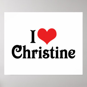 Poster Eu Amo Christine