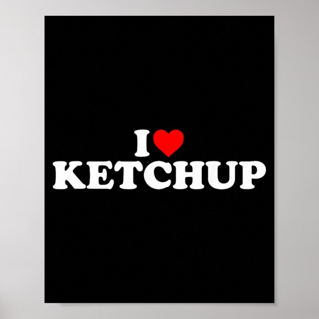 Poster Eu Amo Chup - Coração (Frente)