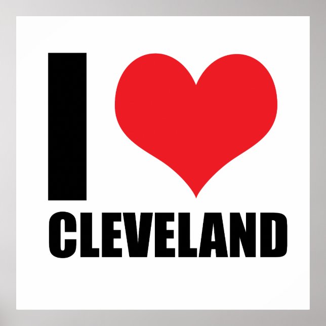 Poster Eu amo Cleveland (Frente)