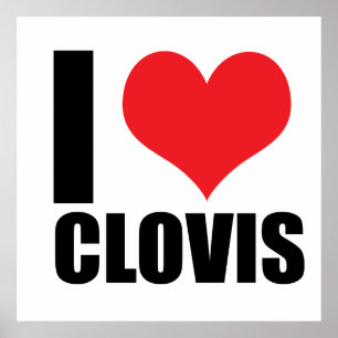 Poster Eu amo Clovis