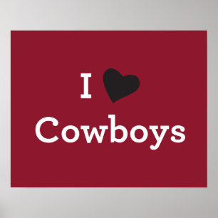 Pôster Eu Amo Cowboys