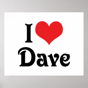 Poster Eu Amo Dave