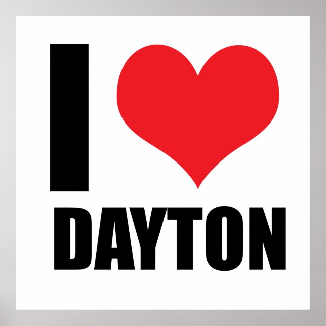 Poster Eu amo Dayton (Frente)