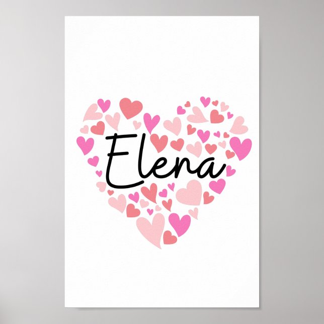 Poster Eu amo Elena (Frente)