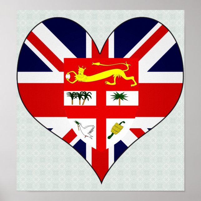 Pôster Eu Amo Fiji (Frente)