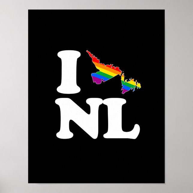 Pôster EU AMO GAY NEWFOUNDLAND - BRANCO -.png (Frente)