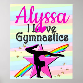 POSTER EU AMO GINÁSTICA DESIGN SUPER STAR