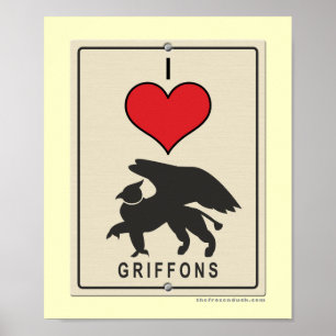 Poster Eu amo Griffons