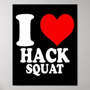 Poster Eu Amo Hack Squat 1