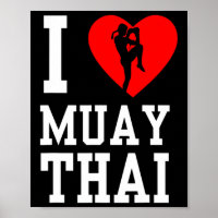 Eu Amo Hobby de Boxe de Luta de Muay Thai Artes Ma