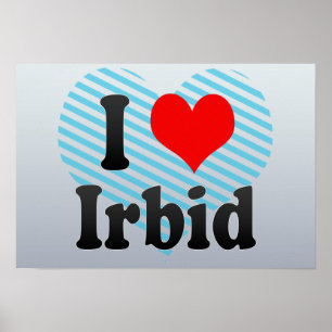 Pôster Eu amo Irbid, Jordão