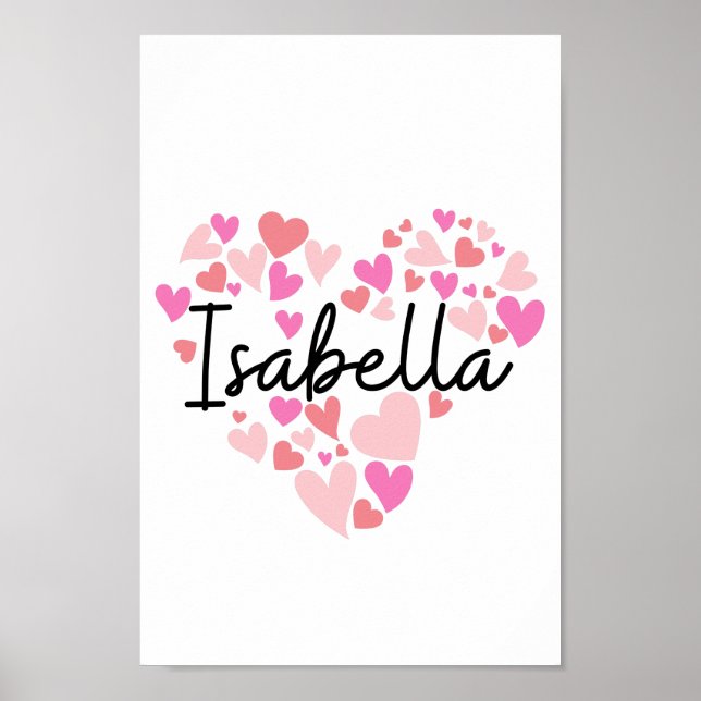 Poster Eu amo Isabella (Frente)