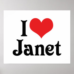 Poster Eu Amo Janet