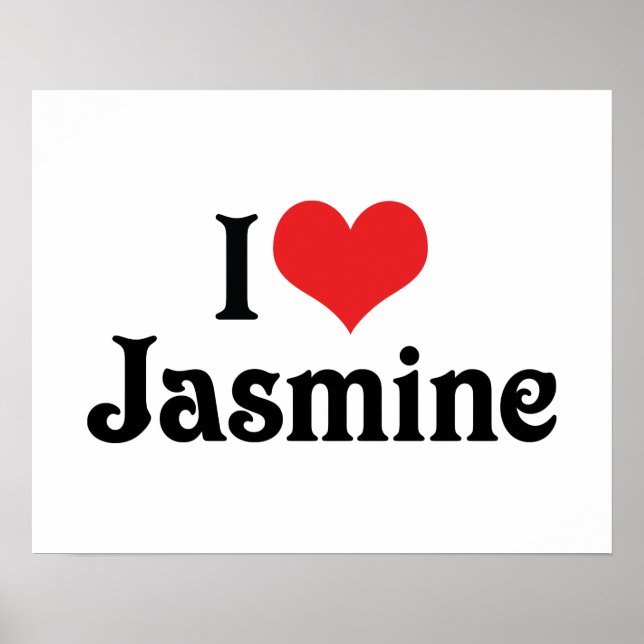 Pôster Eu Amo Jasmine (Frente)