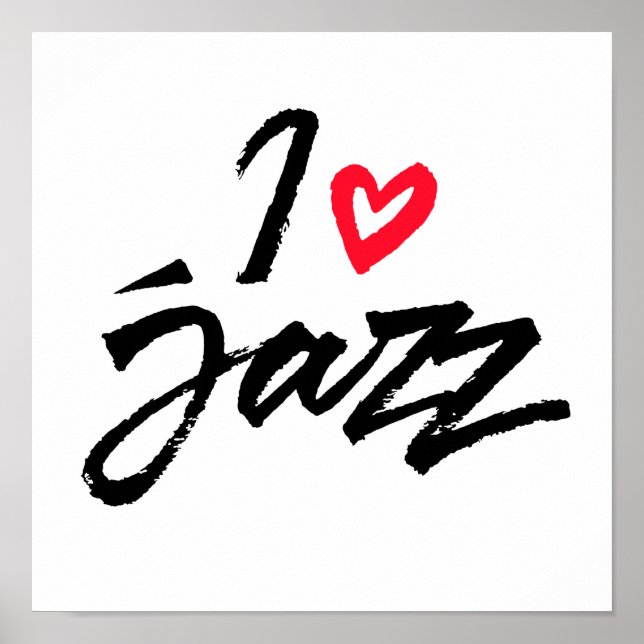 Poster Eu Amo Jazz (Frente)