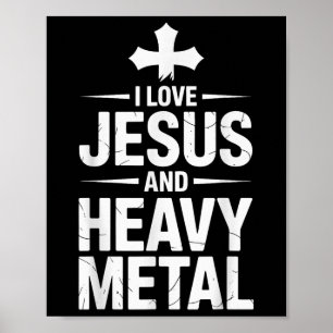 Poster Eu Amo Jesus E Heavy Metal _8