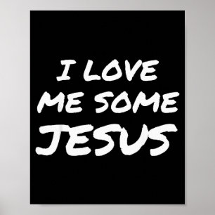 Poster Eu Amo Jesus Muito Fé Cristã Legal Páscoa