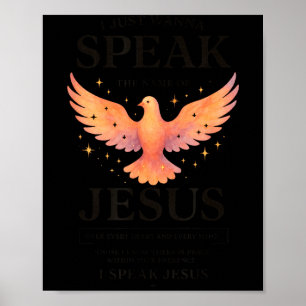 Poster Eu Amo Jesus Waffle Heart Café da Manhã Cristão