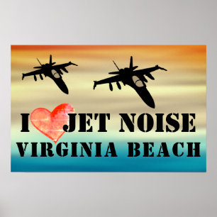Poster Eu Amo Jet Noise Beach
