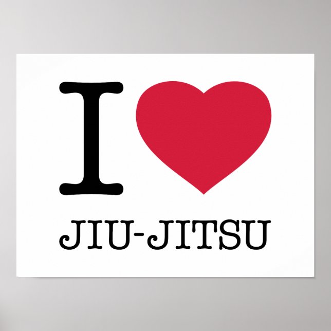 POSTER EU AMO JIU JITSU (Frente)