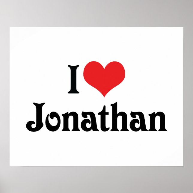 Poster Eu amo Jonathan (Frente)