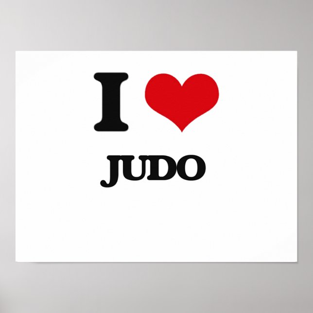 Pôster Eu Amo Judo (Frente)