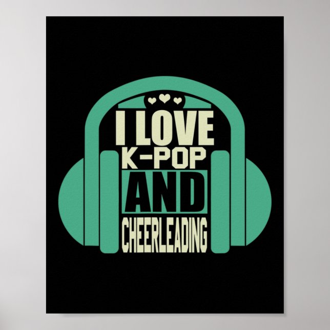 Poster Eu Amo K-pop E Animadora De Torcida  (Frente)