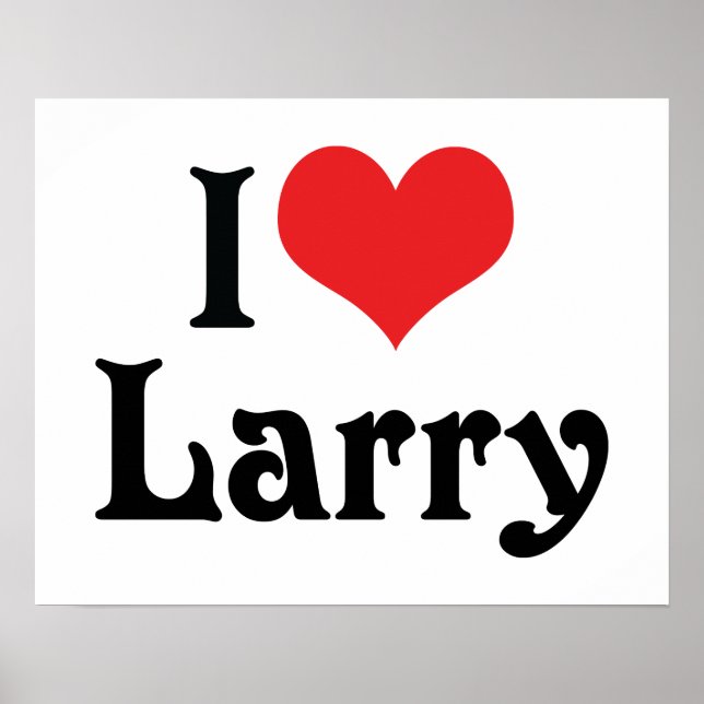 Poster Eu amo Larry (Frente)