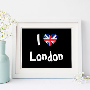 Poster Eu amo Londres