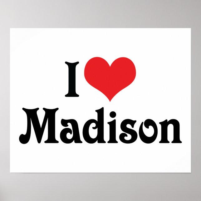 Poster Eu Amo Madison (Frente)