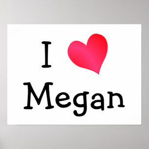 Pôster Eu Amo Megan