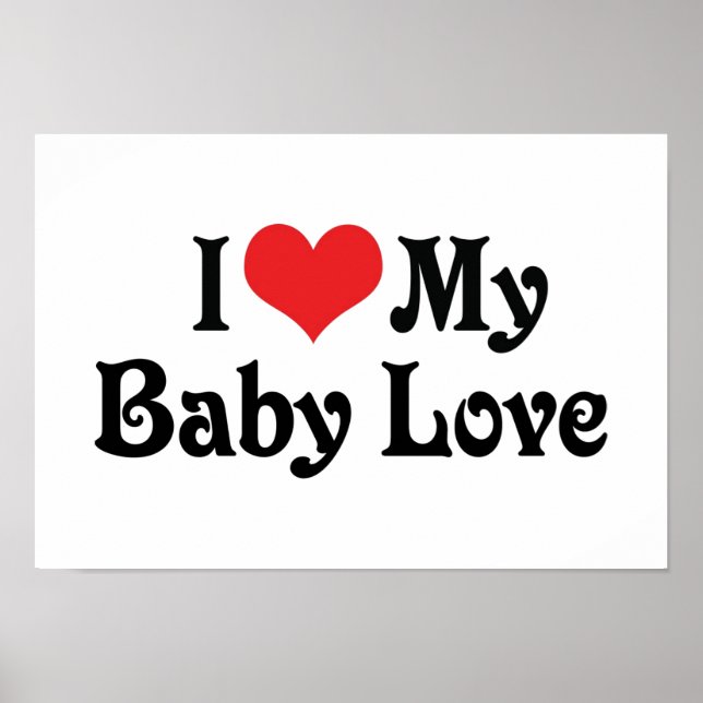 Poster Eu Amo Meu Amorzinho (Frente)