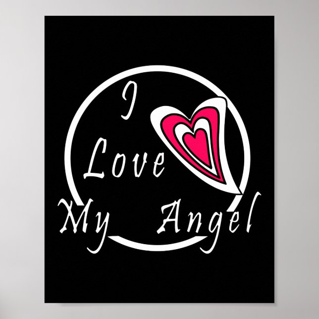 Poster Eu amo meu Angel (Frente)
