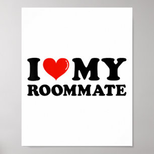 Poster Eu Amo Meu Colega De Quarto - Eu Corto Meu Colega 