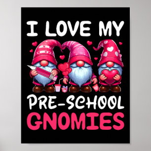 Poster Eu Amo Meu Dia dos Namorados Três Gnomies Pré-esco