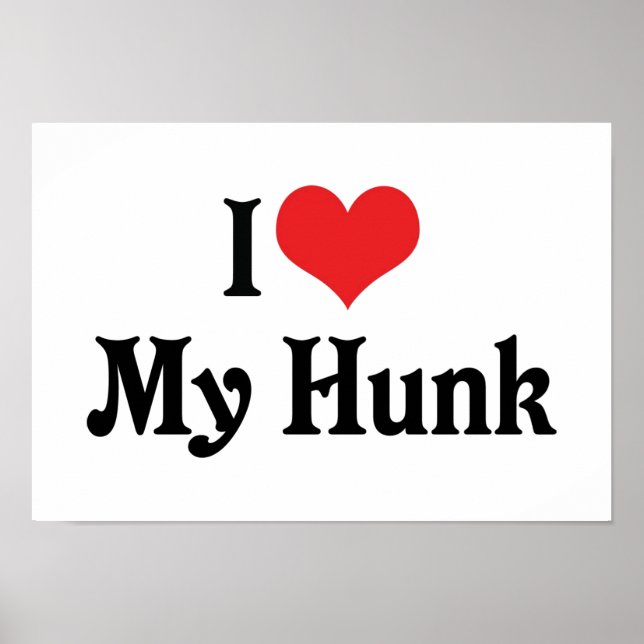 Pôster Eu Amo Meu Hunk (Frente)